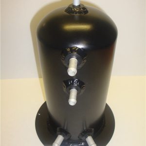 Stealth series 2.5ltr surge tank with hosetail fittings