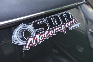 Sdr motorsport wide vinyl sticker
