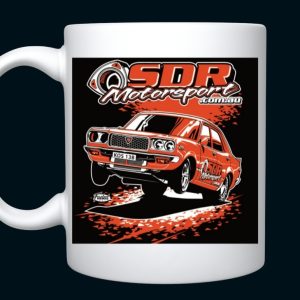 sdr motorsport orange mug
